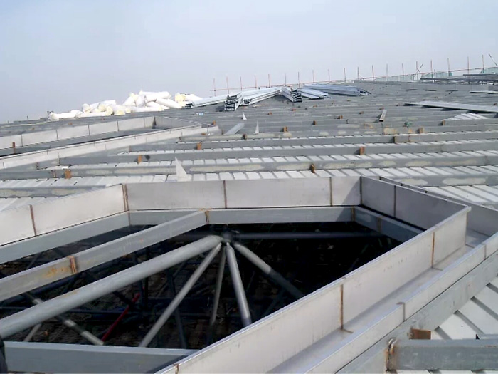 吕梁安吉县体育馆网架